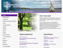 Tablet Screenshot of kontiolahdenseurakunta.fi